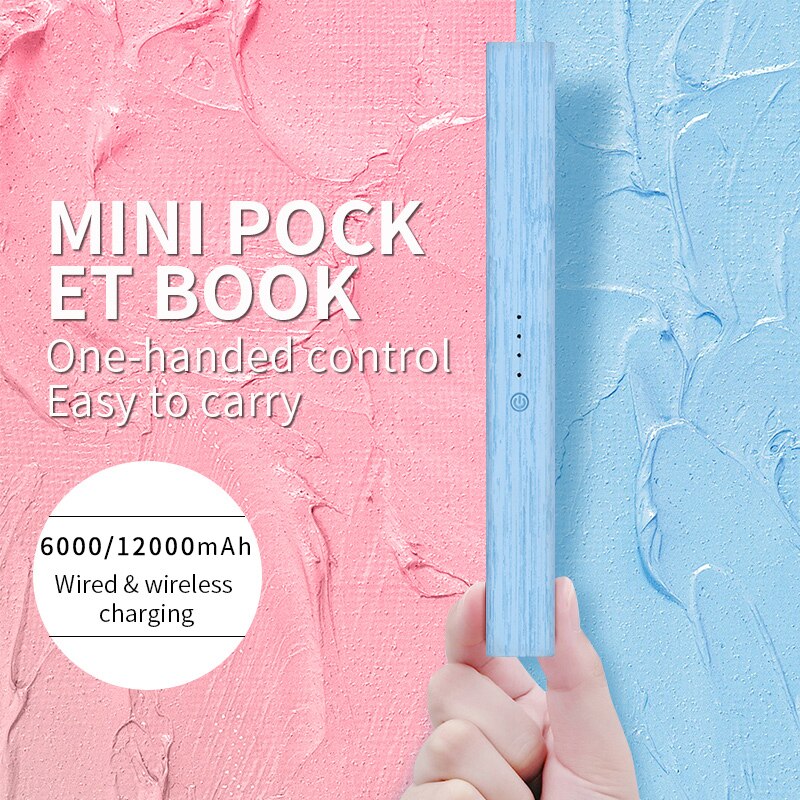 Exquisite A6 Leather Notepad Travel Power Wireless Charging Agenda Diary Planner Mini Pocket Notebook