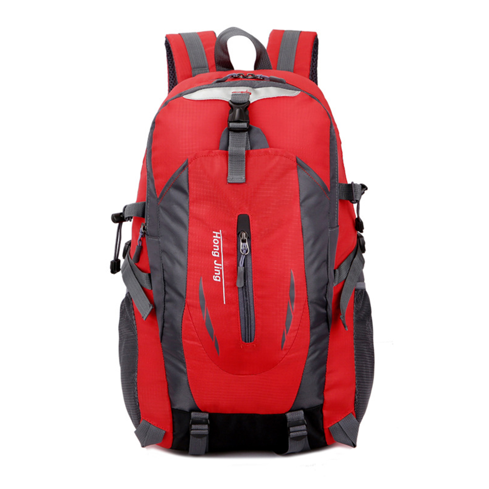 Fietsen Rugzak Outdoor Camping Dagrugzak Universele Schoudertas Comfortabele Wandelen Rugzak Waterdichte Nylon S26: Rood