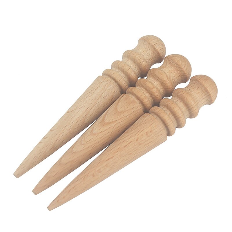 Leathercraft Edge Trimmer Polishing Tool Milling Leather Multifunction Round Stick Trimming Slicker DIY Leather Tools