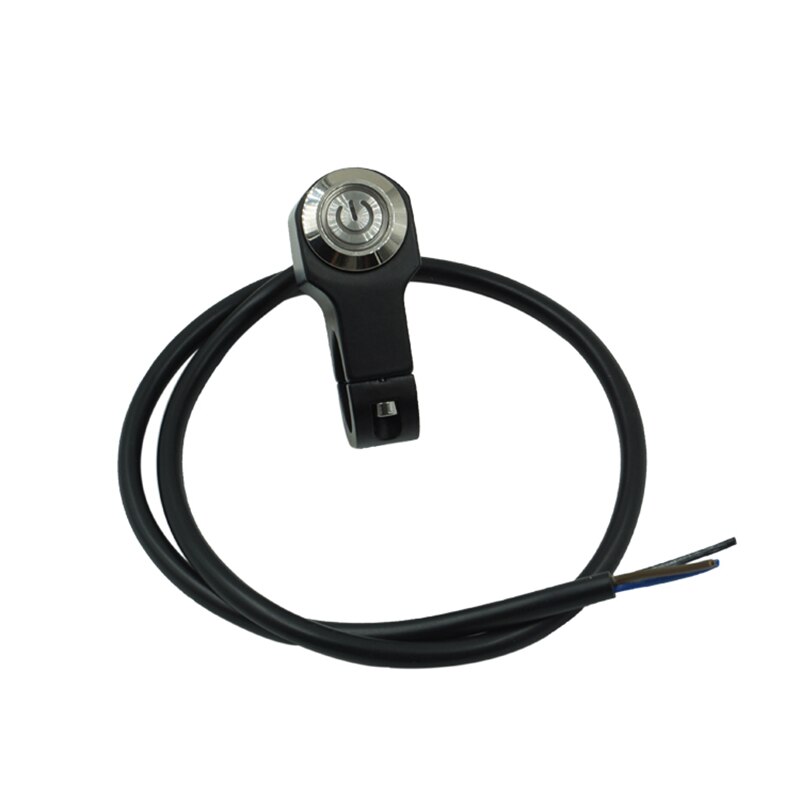 Motorcycle Switches 22mm 25mm Handlebar Mount Headlight Hazard Brake Fog Light Power ON-OFF With Indicator Light