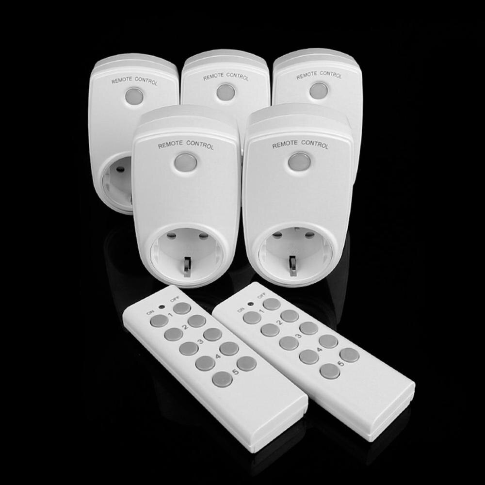 10A Home Wireless Smart Remote Control Power Outlet Plug & Play Small Size Wifi Socket Switch for Home Appliances: EU Plug