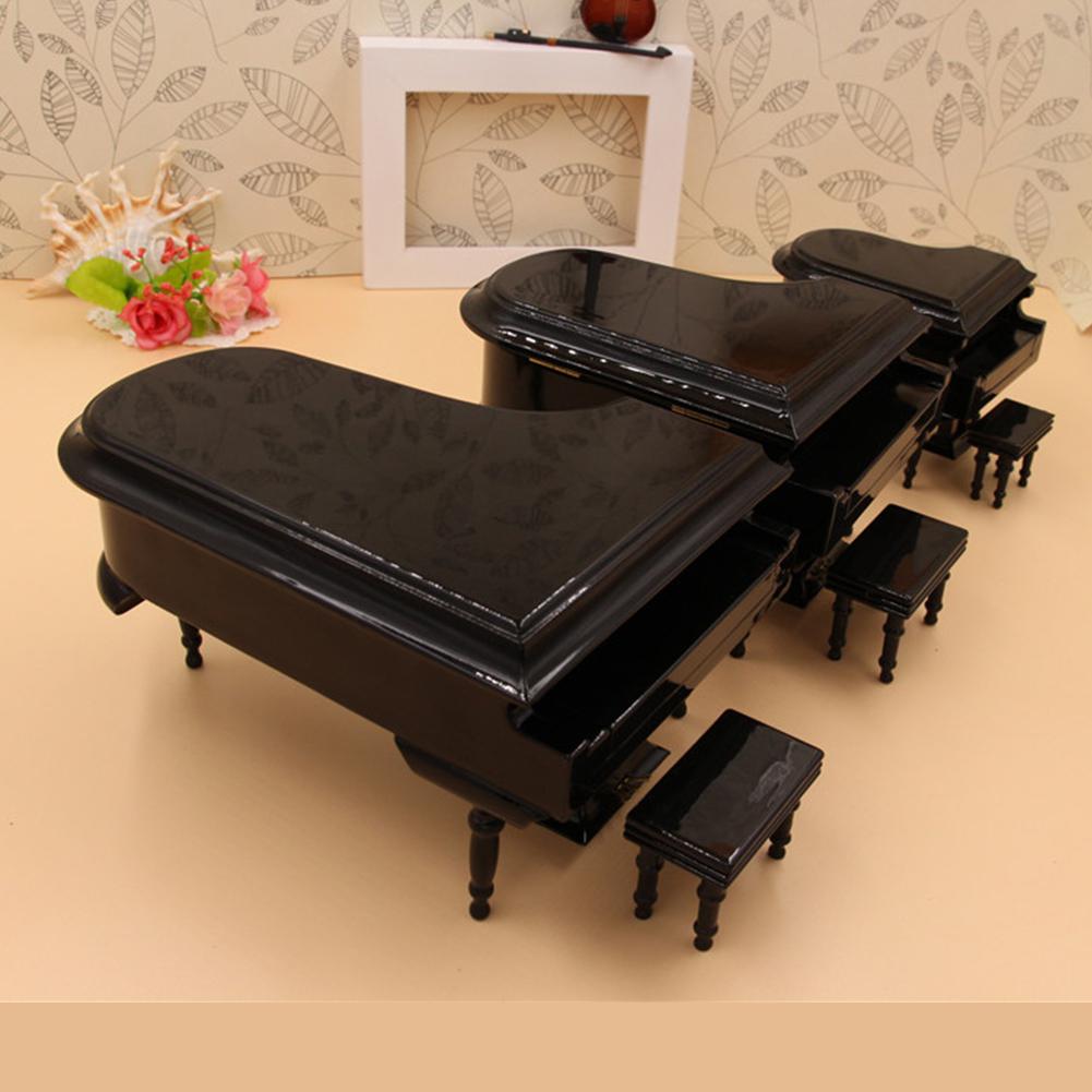 Miniature Piano modèle noir blanc clé Mini Piano décor accessoires clavier Instrument affichage noël musicaux