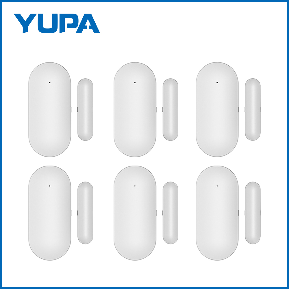 Sensor de ventana de puerta magnético inalámbrico PB68R, 433MHz, para sistema de alarma de seguridad para el hogar, Kits de alarma antirrobo, bajo consumo de energía TUYA