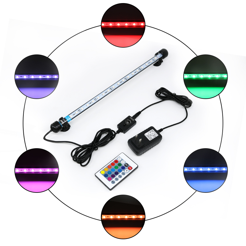 Gako Aquarium Licht LED Wasserdicht Aquarium Licht Unterwasser Fisch Lampe Aquarien Dekor Beleuchtung Anlage Lampe