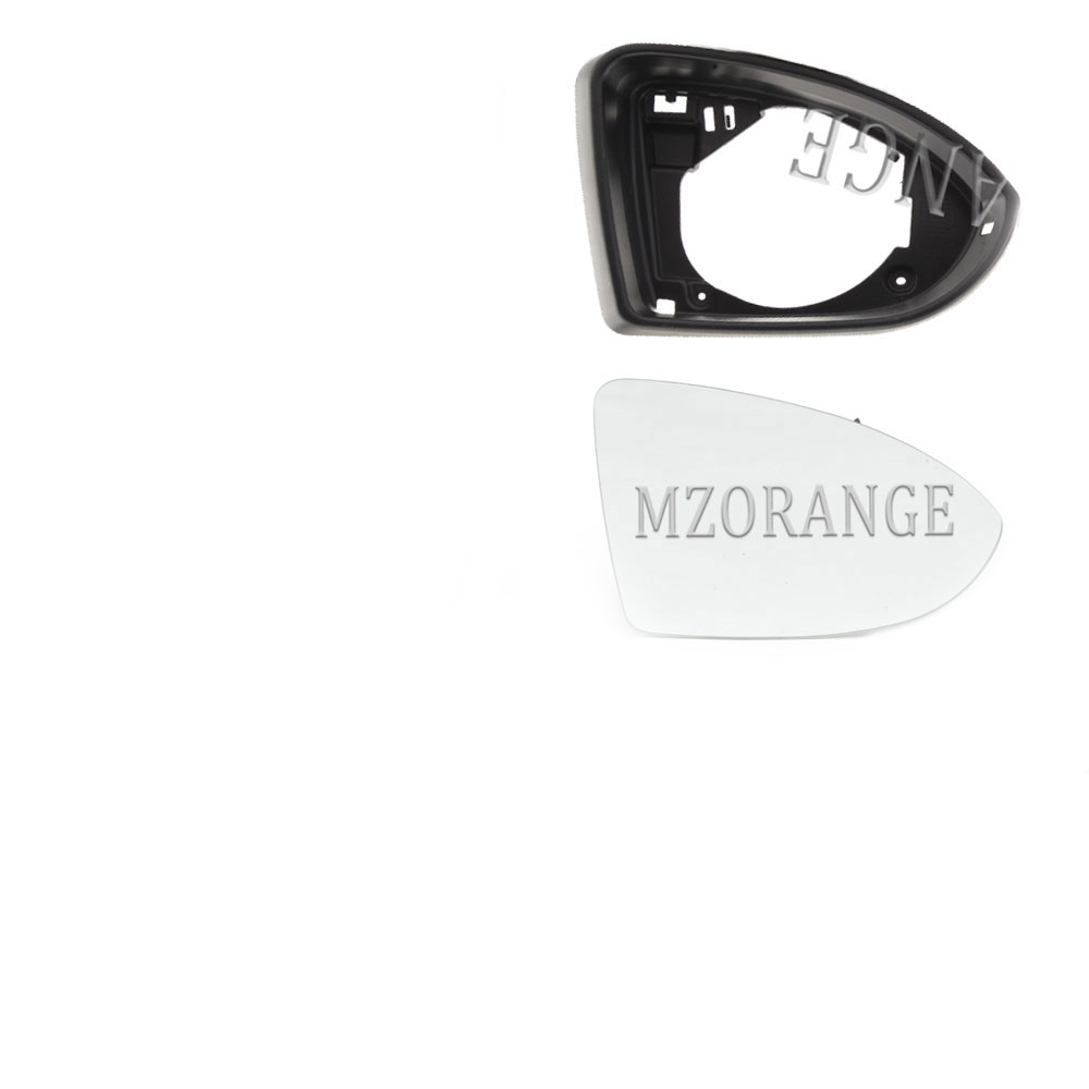 Couvercle de rétroviseur chauffant en verre, pour VW Golf 7 MK7 –: Mirror Frame R