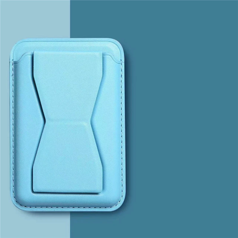 Magnetic Folding Wallet Card Holder Leather Macsafe Case for Magsafe IPhone 15 14 13 16 11 Pro Max 12 Plus Mac Safe Stand Cover: Clear