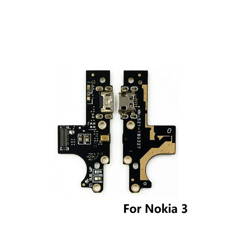 USB Lade-Port Dock Jack Connector Aufladen Bord Flex Mit Mikrofon Für Nokia 3 3,1 2 2,1 5 5,1 6 7 Plus 7 Plus 8 X5 X6 X7: For Nokia 3