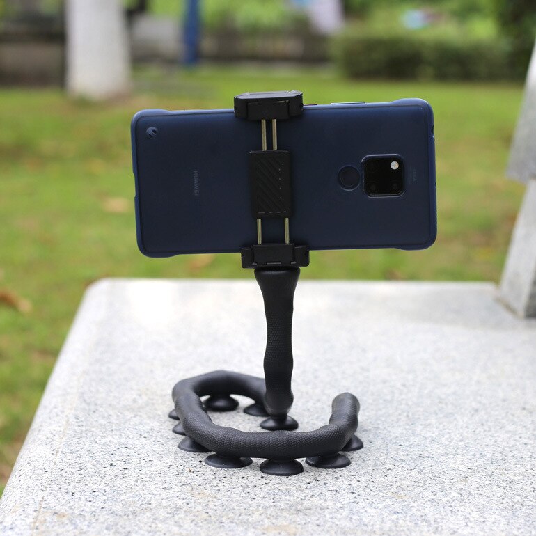 Octopus Rubber Sucker Tripod Selfie Sticks Table Holder For Smartphone 360 Rotate Cell Phone Caterpillar Video Estabilizor Stand