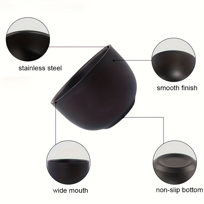 Rasierpinsel-einstellen für Männer, Rasierset, inklusive ABS-Griff, synthetischer Rasierpinsel, Rasierschale aus Edelstahl mit Halterung