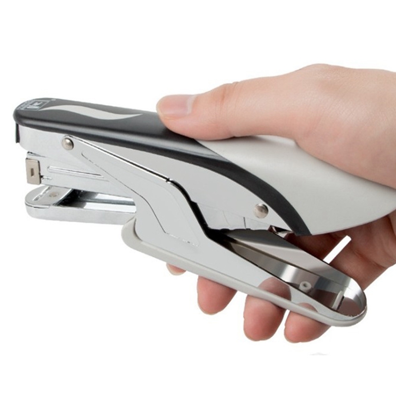HUI SHENG Manual Stapler Hand Stapler Paper Document Bookbinding Machine Tool, Paper Plier Stapler Stationery Office Supplies