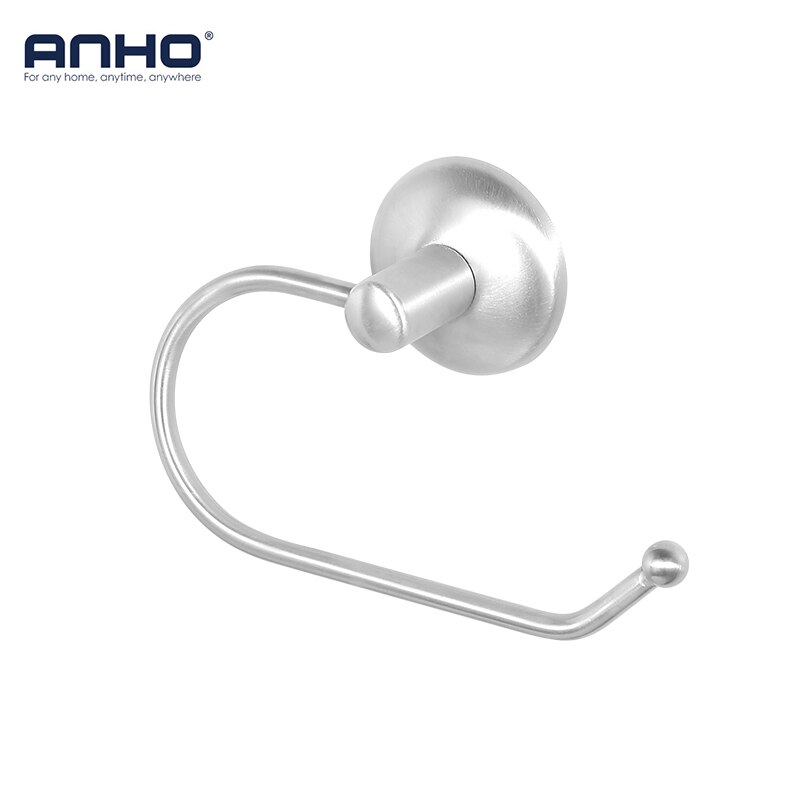 Rvs wall mount handdoekring badkamer accessoires Ronde handdoek houder Badkamer Handdoekenrek Hanger: Paper Holder 2