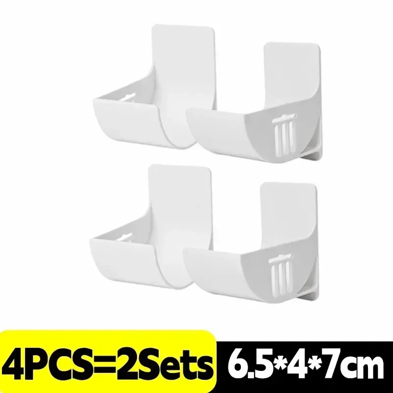 20/2 pçs saco de lixo rolo titular dispensador frescura filme rolo rack armazenamento fixado na parede prateleira cozinha saco lixo organizador