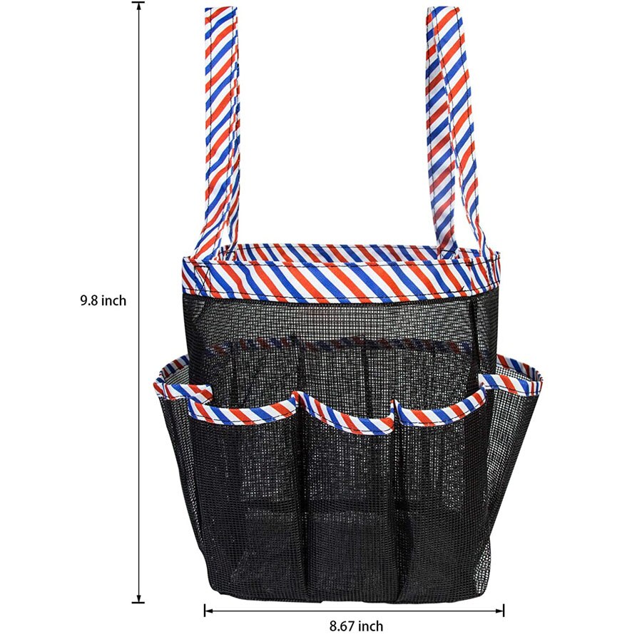 Mesh Shower Caddy tote for College Dorm Room Essentials, Hanging Portable Tote Bag Toiletry for Bathroom Accessories