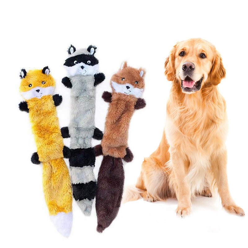 1Pcs Interactive Funny Dog Toy Animal Shape Durable Grinding Claw Toy Pet Products Squeak Plush