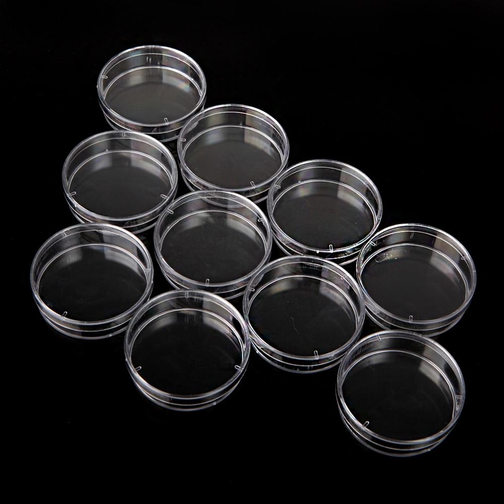 50Pcs 5ml Plastic Clear Snap Cap Centrifuge Tubes Vials Sample Lab Container