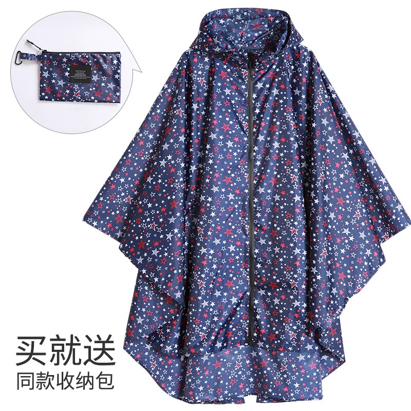 Poncho imperméable à capuche avec fermeture éclair pour femme, veste de pluie,