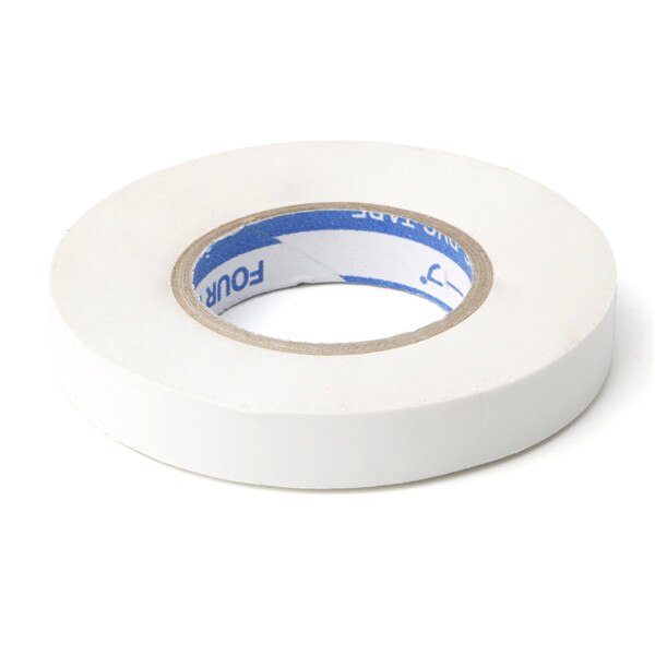 Tenis bádminton Squash raqueta agarre sobreagarre compuesto sellado cintas pegatina: Blanco