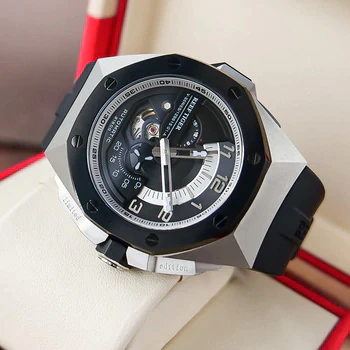 Zwart Relogio Masculino Luxe Analoge Sport Horloge Quartz Klok Mannelijke Business Casual Horloge Heren Horloges