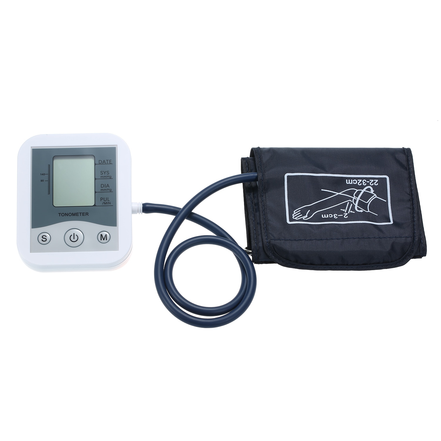 LCD Digital Display Arm Blood Pressure Monitor Pulse Scanning Oscillometry Two Measuring Method for Measuring Pulse Rate