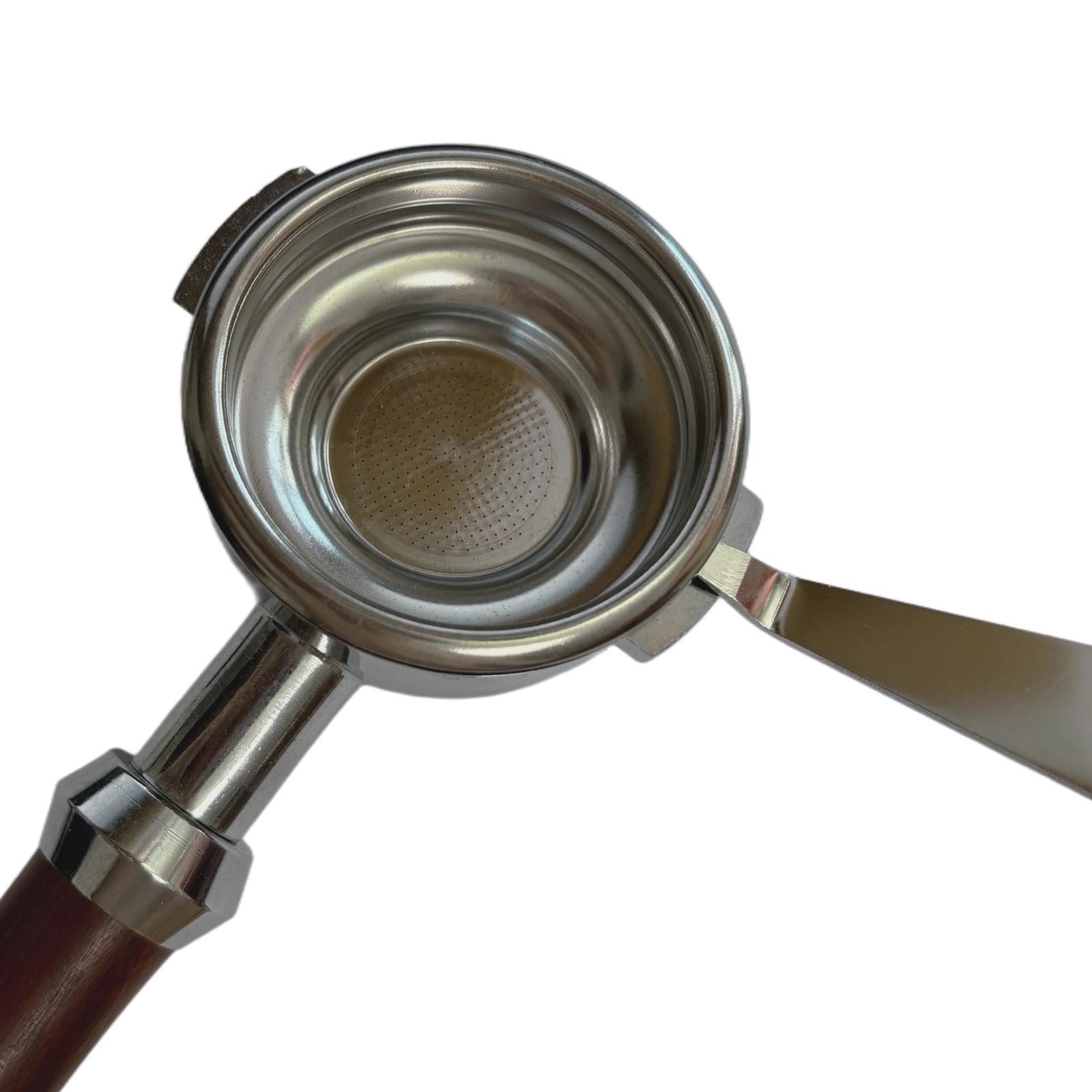 Strumento per lo smontaggio della tazza di polvere di caffè in acciaio inossidabile, dispositivo di rimozione del portafiltro del caffè durevole, accessori per macchine da caffè caffè espresso