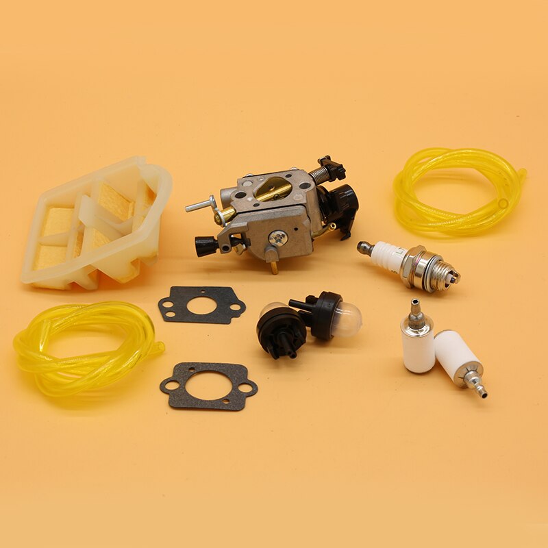Carburetor Air Fuel Line Filter Kit for Husqvarna 445 450 445E JONSERED CS2245S 506450401 ZAMA C1M-EL37B CARB Chainsaw Parts