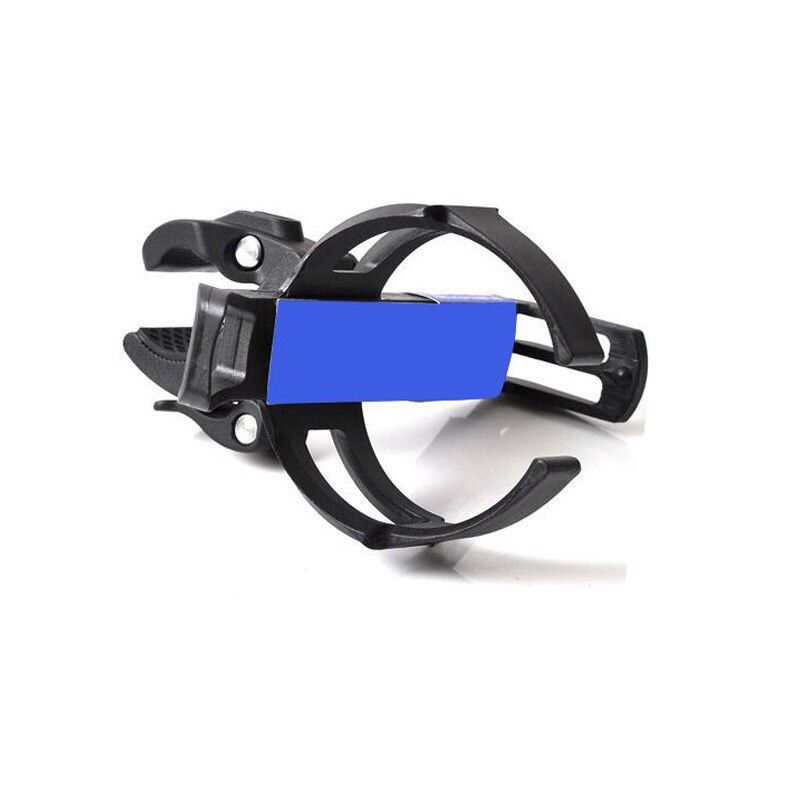Soporte de botella de agua de bicicleta soporte para botella de agua de bicicleta de 360 grados accesorios de soporte para bicicleta: Black