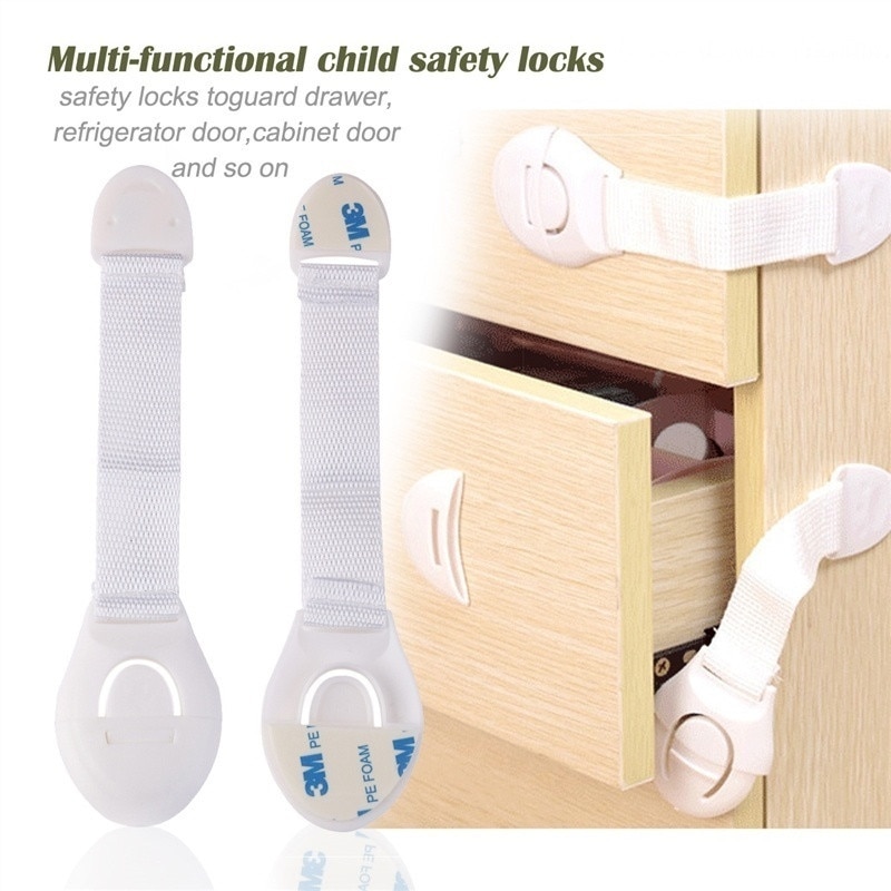 2/5/10 stks/partij Pasgeboren Bescherming Baby Veiligheid Lock Anti-Clip Hand Deur Kast Koelkast Kast Lade box Safe lock voor Peuter