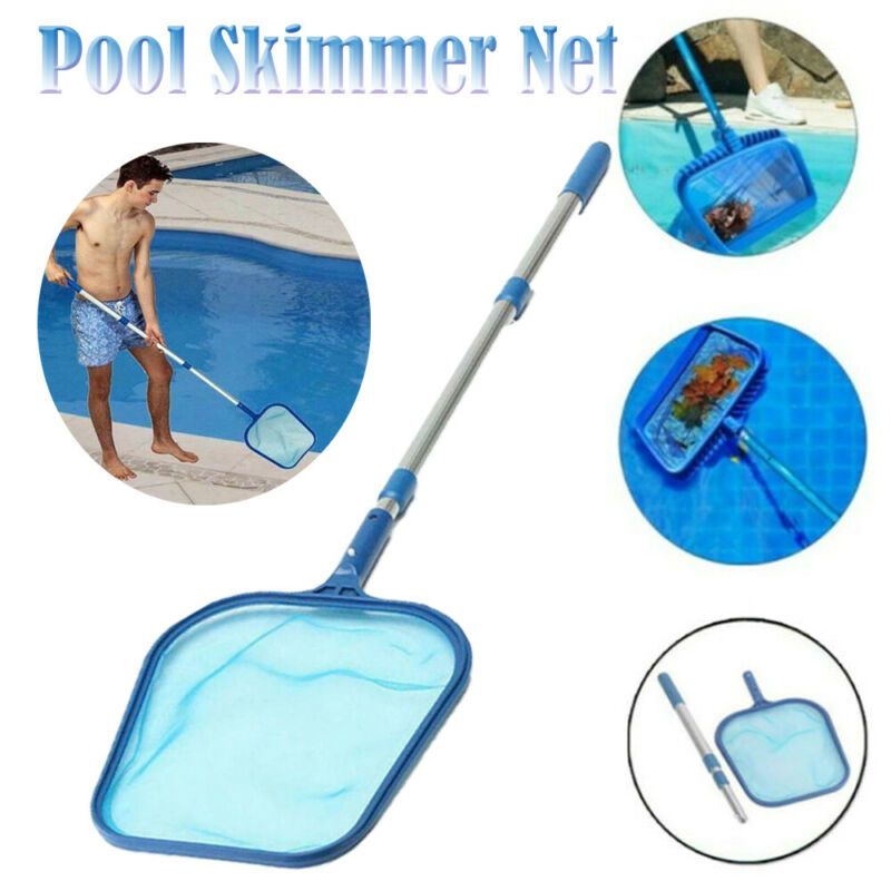 Leaf Net Grade Fine Mesh Pool Skimmer Net Bag Catcher Aquarium Swimming Pool Cleaning Tools Rake Accessories