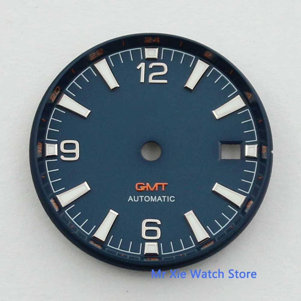 Bliger – montre stérile avec cadran, 31mm, MINGZHU 3804 GMT, mouvement automatique avec fenêtre de Date: NO2