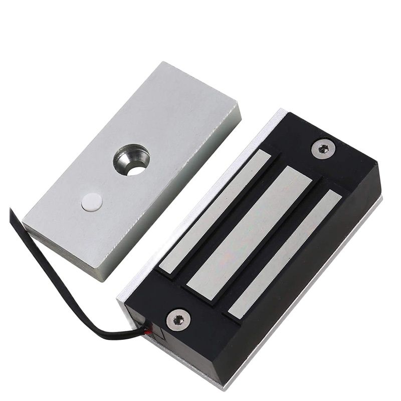 Single Door Electronic Electromagnetic Door Lock Magnetic Lock 60KG /100Lbs For Home Access Control Showcase Cabinet Glass Goor
