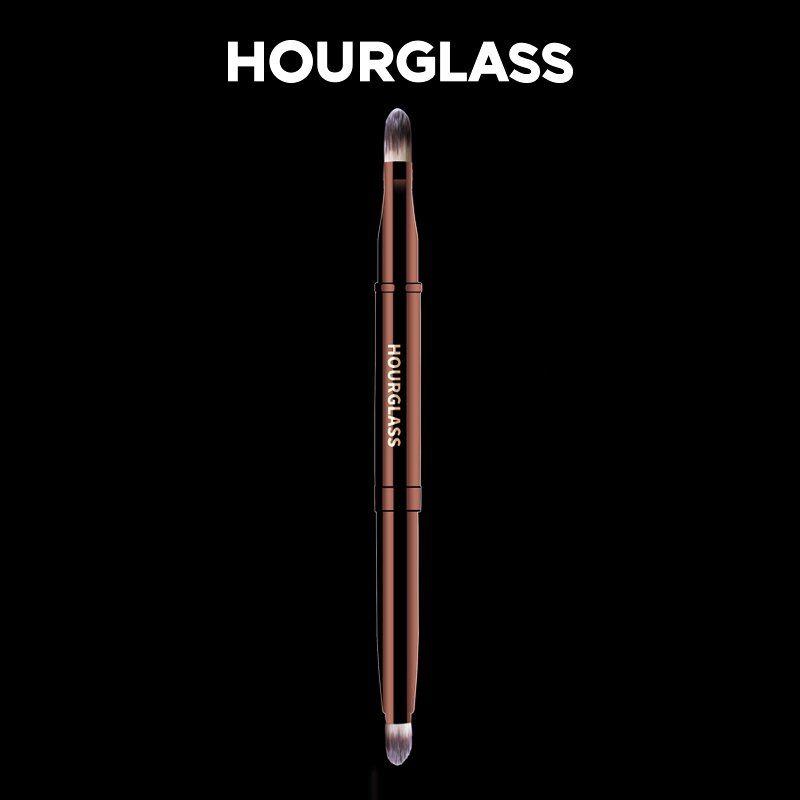 Hourglass Makeup Brush- No.16 Retractable Double-Ended Lip Brush Soft Fiber Hair Single Lip Brush