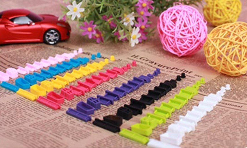 13Pcs Universal Silicone USB HDMI Port Anti Dust Plug Cover For Laptop Notebook: Default Title