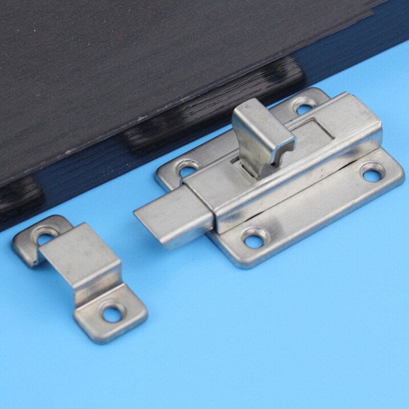 Stainless Steel 2/3/4 Inch Small Latches Buckles Sliding Lock Barrel Bolt Security Anti-Theft Door Deduction Door Bolts Hardware