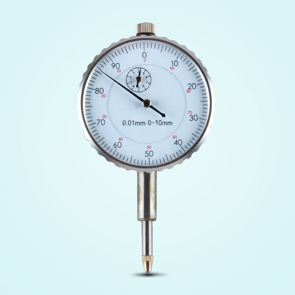 Instrumento de medición de precisión de 0,01mm herramienta de precisión Indicador de Dial indicador de prueba Indicador de esfera redonda Indicador de contacto Vertical