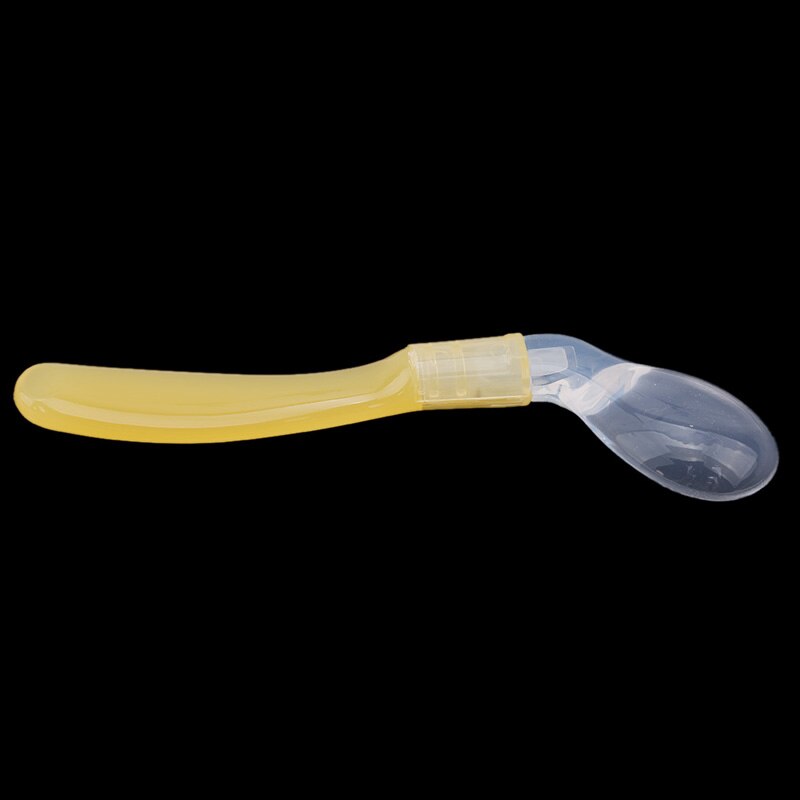 1 Uds. Cuchara de alimentación infantil para niños, cucharas de entrenamiento, utensilios para niño bebé alimentar, libre de BPA, silicona suave de primera etapa, 3 opciones