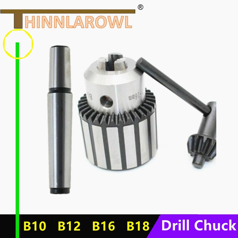 B10 B12 B16 B18 Heavy Drill Chuck Taper hole Milling machine Tool Drill chuck rotation clamping Machine Chuck for CNC Tool Drill
