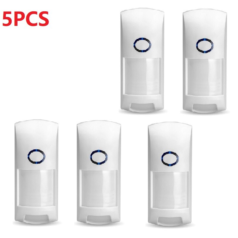 Aubess Tuya Smart WiFi Infrared Detectors Outdoor Wireless PIR Alarm Motion Sensor Smart Home Security Alexa Google Home: 5Pcs
