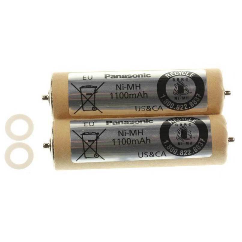 Panasonic Kit 2x piles 1,2V rasoir ER160 ER161 ER1511 ER1610 ER1611 ER389