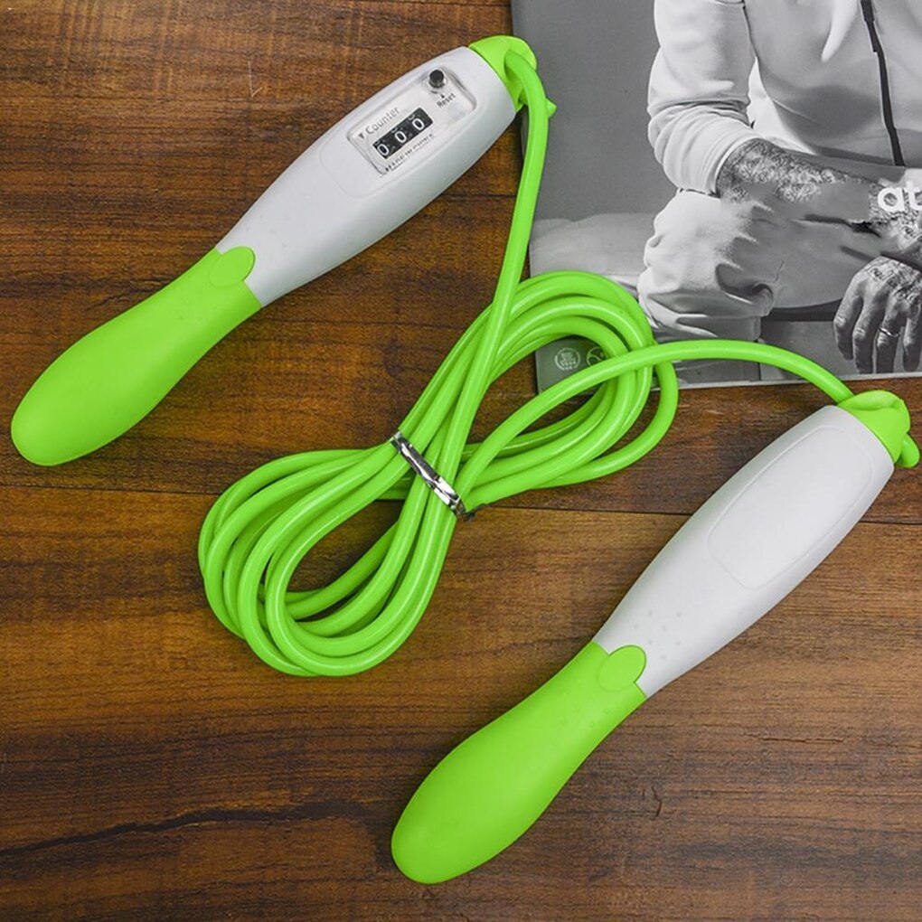 Adjustable Fast Speed Jump Ropes With Counter Sports Fitness Counting Jump Skip Rope Skipping Wire Calories