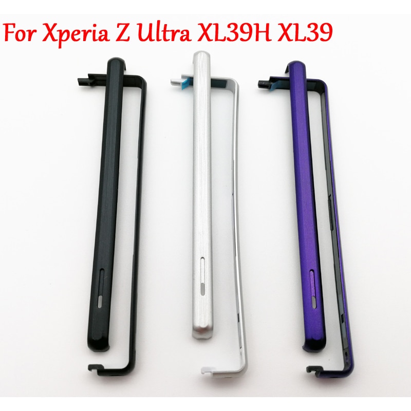 Originele boven- en onderkap behuizing cover case bezel frame streep voor sony xperia z ultra  xl39h xl39 snelle verzending 3 kleuren