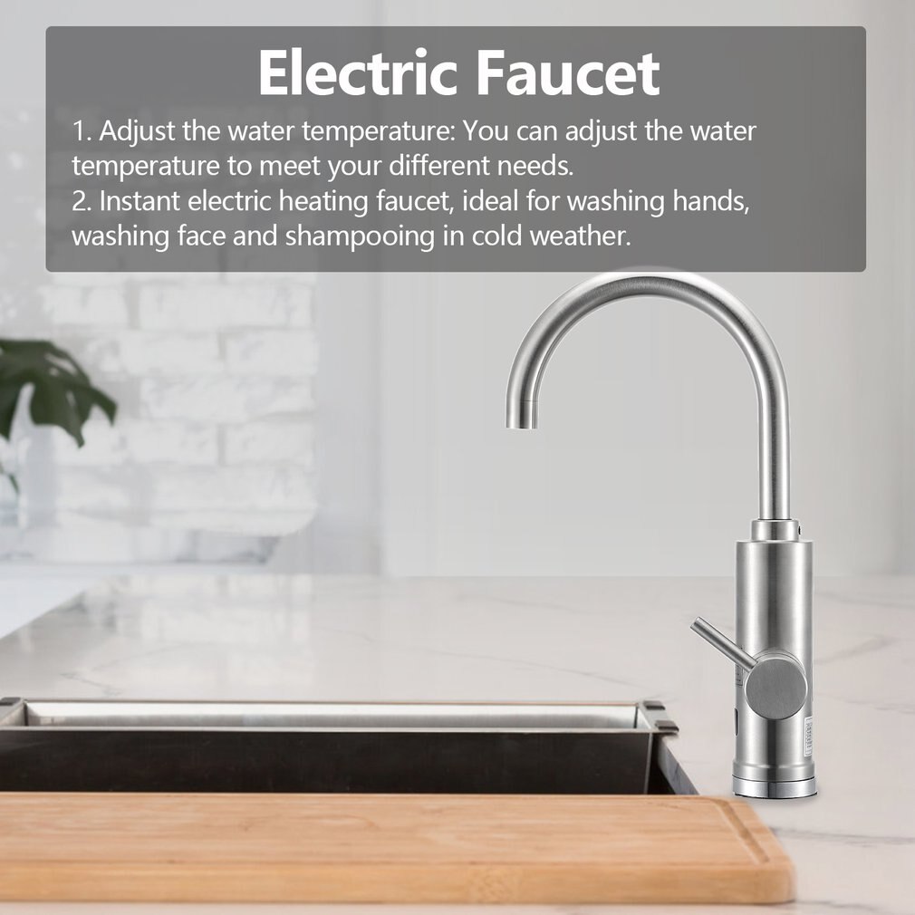 Lz701Ss Rubinetto 3000W Rubinetto Elettrico Istante Schermo A portato Rubinetto di Acqua Calda