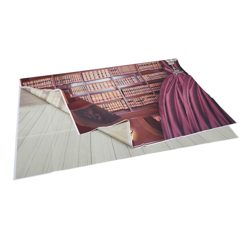 Jahrgang Bibliothek Bücher Holzboden Fotografie Kulissen Foto Requisiten Studio Hintergrund 5x7ft