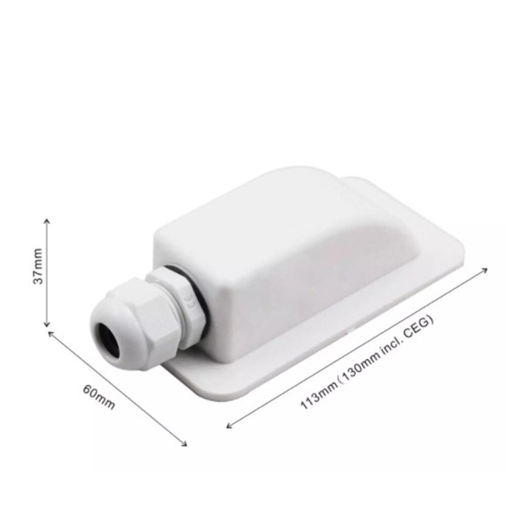 Cable Gland for Plate Motorhomes Roof Waterproof UV Resistant Solar Panels Spoiler Boats Entry Mount Single Hole Panel Caravans