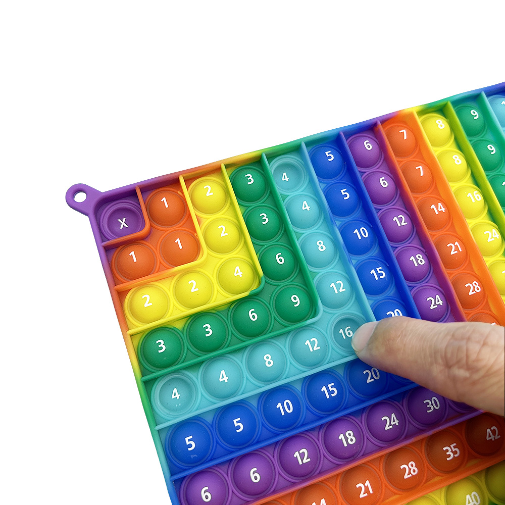 Multiplicación 12x12 juegos de mesa de práctica de matemáticas juguetes antiestrés, mesa de tiempo matemáticas juguetes educativos de aprendizaje para niños aula