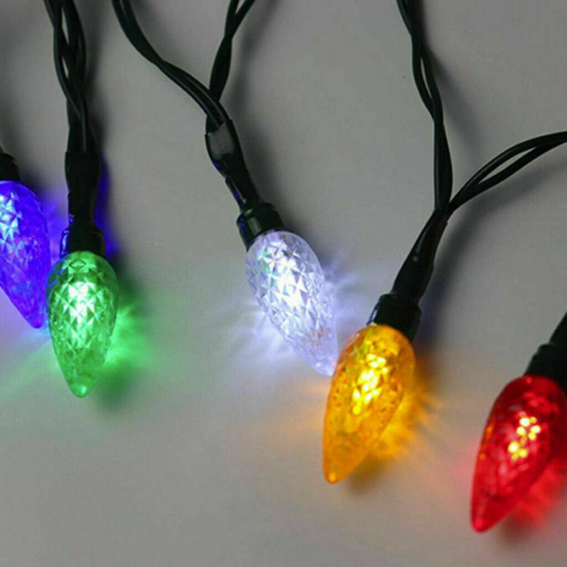 Merry Christmas Light LED USB Cable DCIN Charger Lightning Cord for Android Phone