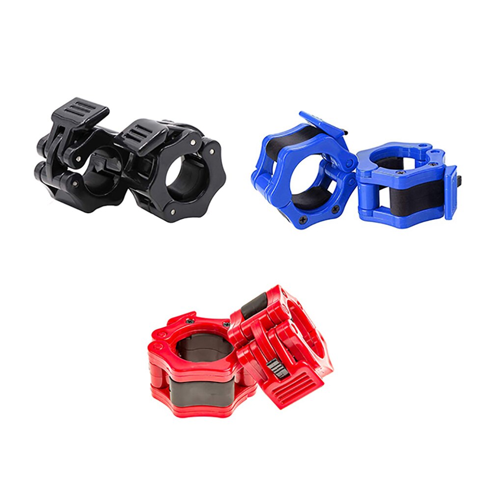 Barbell Klemmen Lot 2 Stuks Barbell Spin Lock Training Klem Kraag Clip Gewicht Halter Sport