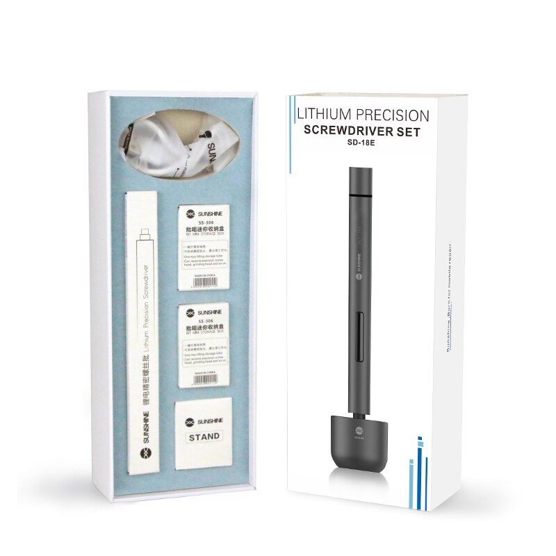 Hög precision elektrisk skruvmejsel set  s2 legerat stål med mini skruvmejsel förvaringsbox för kamera mobiltelefon ipad reparation