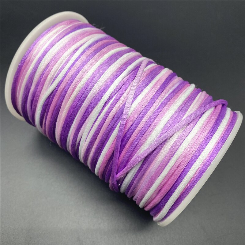 5yards 2,5mm Bunte Schnur Seil Gewinde Chinesischen Knoten Macrame Schnur Armband Geflochtene String DIY Quasten Perlen Für Shamballa: 11