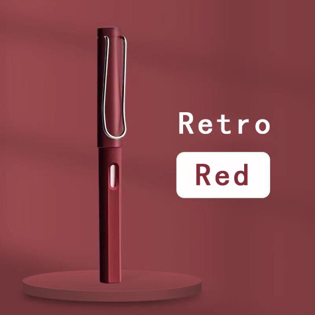 Lápiz eterno de escritura ilimitada, nueva tecnología, lápices mágicos sin tinta para escribir bocetos de arte, herramienta de pintura, novedosos para niños: Retro red