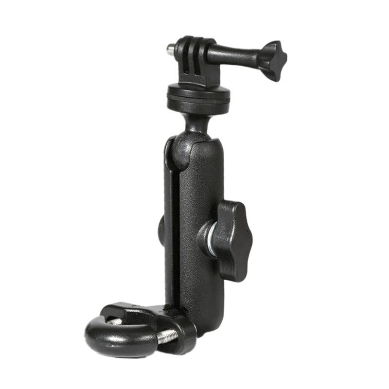 Motorsykkel sykkel kamera holder styre speil montering brakett 1/4 metall stativ til gå-pro/så-ny/kontur/slr kamera  s27 21